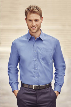 936MRussell-Collection-Long-Sleeve-Easy-Care-Cotton-Poplin-Shirt