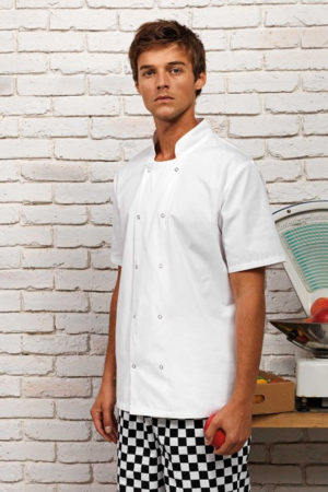 PR664Premier-Unisex-Short-Sleeve-Stud-Front-Chef's-Jacket